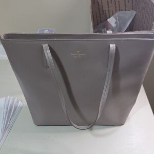 Kate Spade Taupe Tote Bag